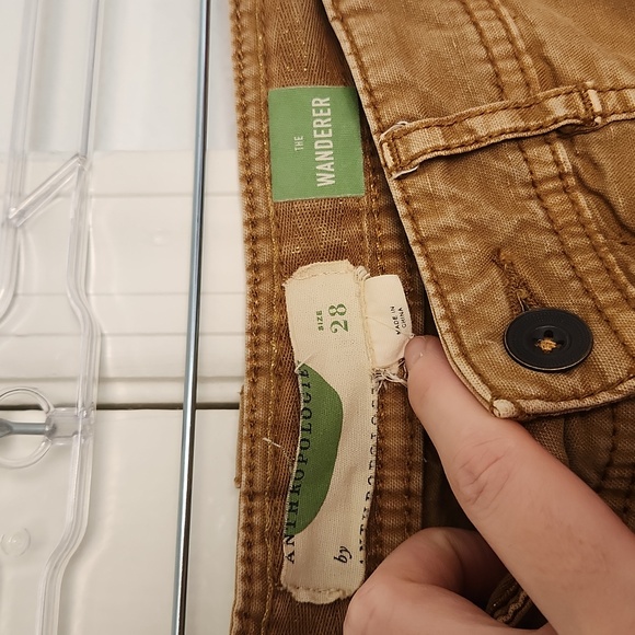 Anthropologie By Antropologie The Wanderer Cargo Pants Size 28 - Picture 4 of 7